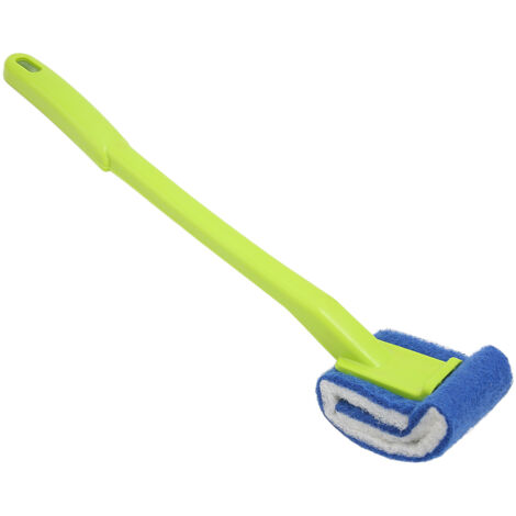 Brosse WC Écologique à Poils Souples - Forme Courbée et Nettoyant Intégré pour Toilettes