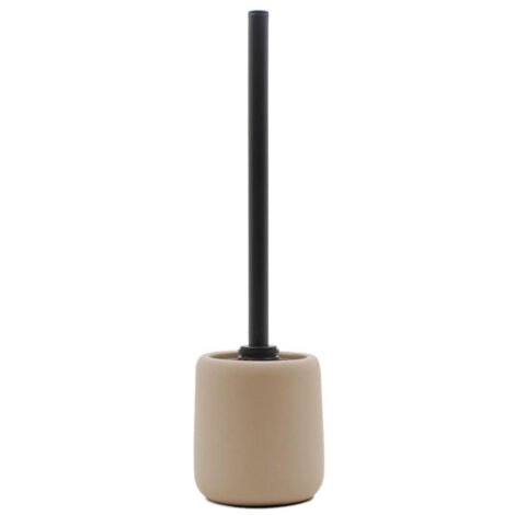 Brosse WC en Céramique "Ceralia" 38cm Taupe