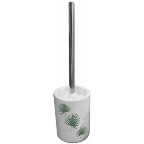 Brosse WC en Céramique "Jungly" 37cm Blanc