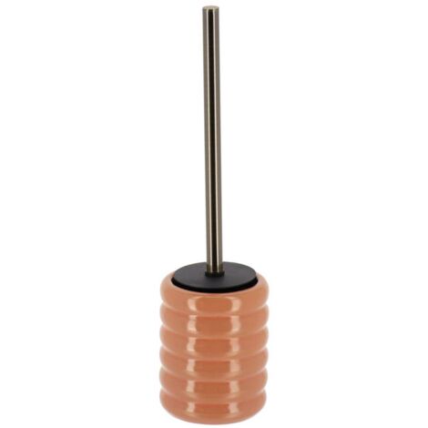 Brosse wc en gres facon 70 s - terre de sienne - Tendance