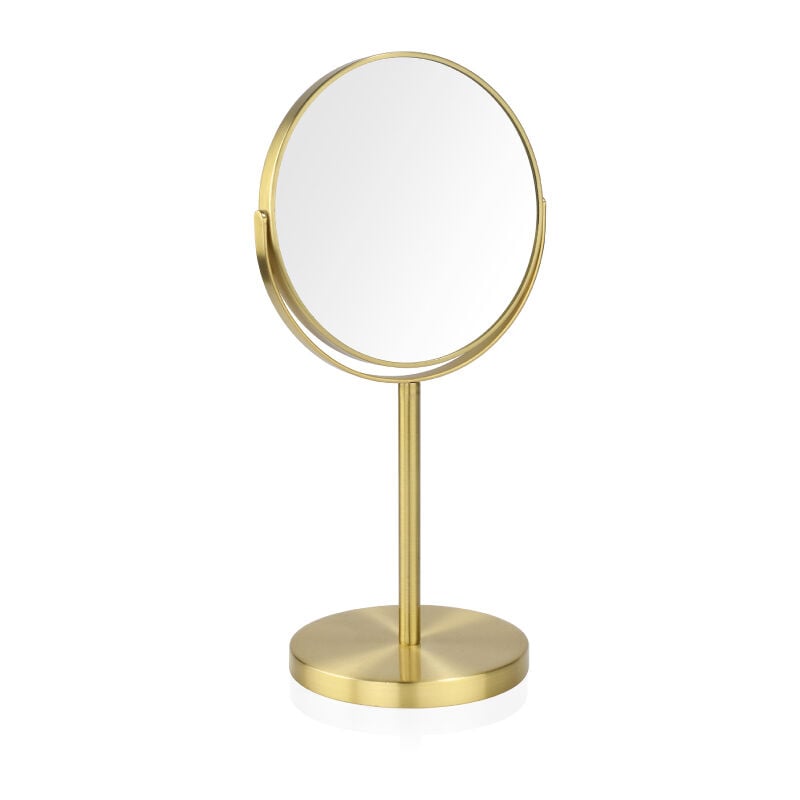 Andrea house - Brosse de toilette de Brosse de salle de bain de Matte Gold Metal Ø9x40'5cm