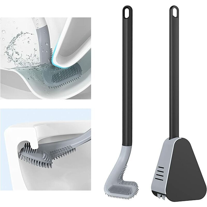 Brosse wc en Silicone Golf Long Handled Toilet Brush Brosses wc et Supports pour Salle de Bains