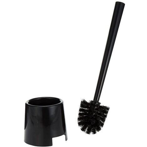 Brosse WC Ikea, polypropylène, noir, 36 x 11 x 10,3 cm
