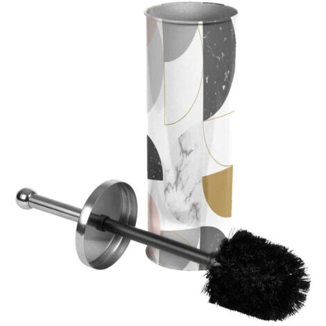 Brosse WC Imprimée "Geomarbre" 37cm Multicolore