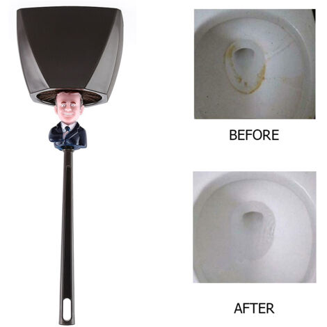 Brosse WC Macron à poils souples pour un nettoyage en profondeur de la salle de bain-AquaForge