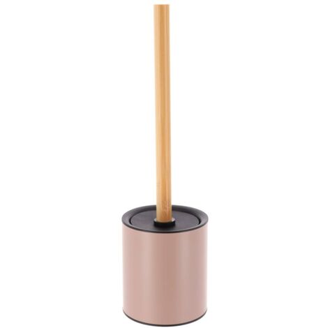 Brosse wc metal tige bambou - cappuccino - Tendance