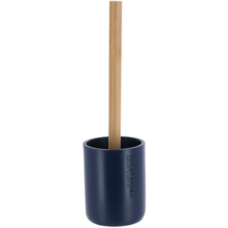 Brosse wc polyresine - bleu marine - Tendance