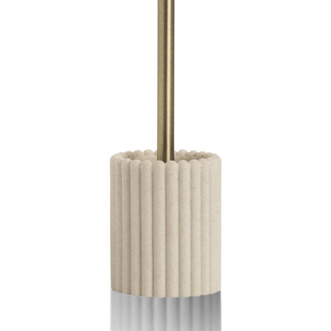 Brosse wc resine beige LUGANO
