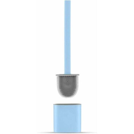 Lot De 2 Brosses WC Silicone – Anti-goutte & Antibactérien – Support Mural Aéré - 5
