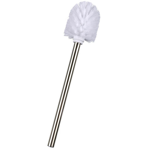 Brosse WC WENKO 3 pièces inox brillant Ø 8 cm salle de bain brosse wc de rechange brosse wc inox acier inoxydable remplaçable set brosse wc accessoires salle de bain inox brosse wc design anti-rouille
