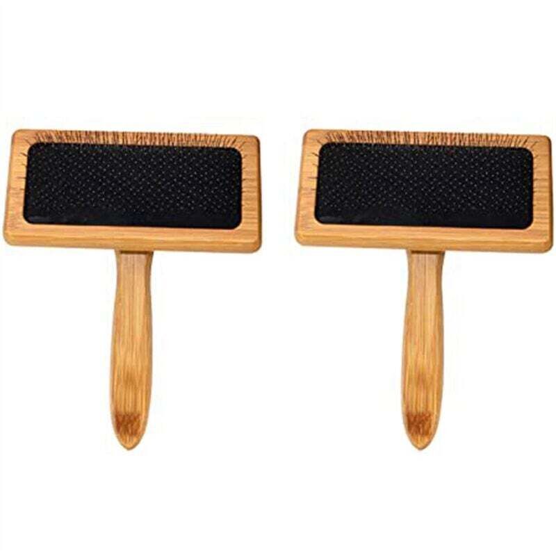 Brosses à Carder en Bois Peigne de Nettoyage pour Feutrage L'Aiguille avec PoignéE Cardes Professionnelles Feutrer Filature