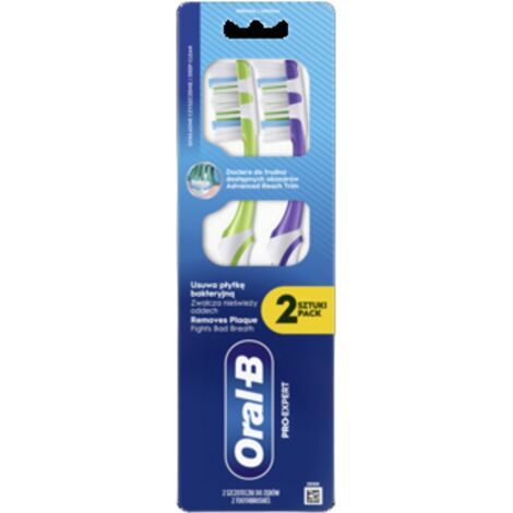 Brosses à dents Oral-B Pro-Expert 2 pièces