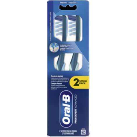 Brosses à dents Oral-B Pro-Expert Advanced, lot de 2
