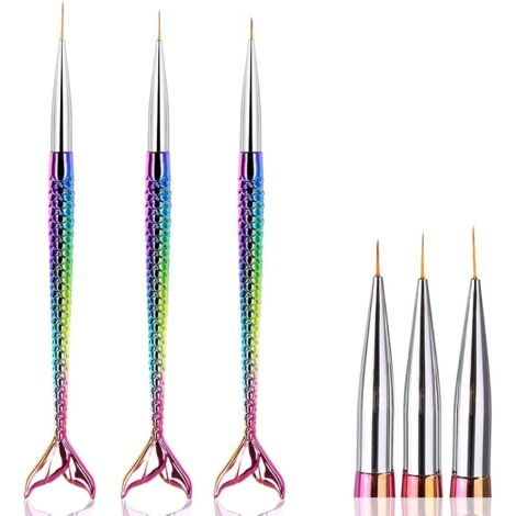 Brosses à ongles miniatures 3 pièces