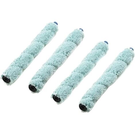 Brosses À Rouleau Principales, Compatibles avec Les Aspirateurs Robots Laveurs De Sols ILIFE W400 W450 W455, Brosse À Rouleau Souple, Pièces De Rechange for Le Nettoyage De La Maison(4PCS)
