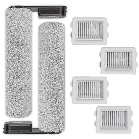 brosses à rouleau principales et 4 brosses à filtre pour