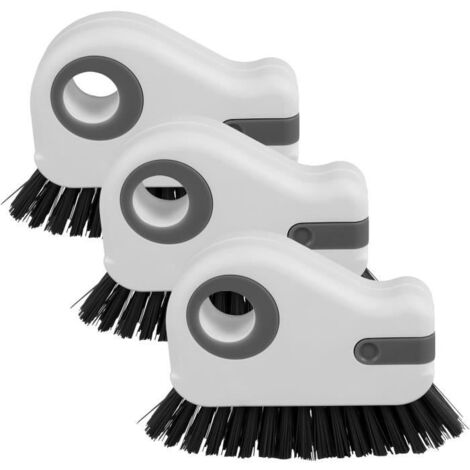 Brosses de nettoyage de rainures de fenêtre et de rainures à poils durs pour rail de porte coulissante, fente de cadre de fenêtre