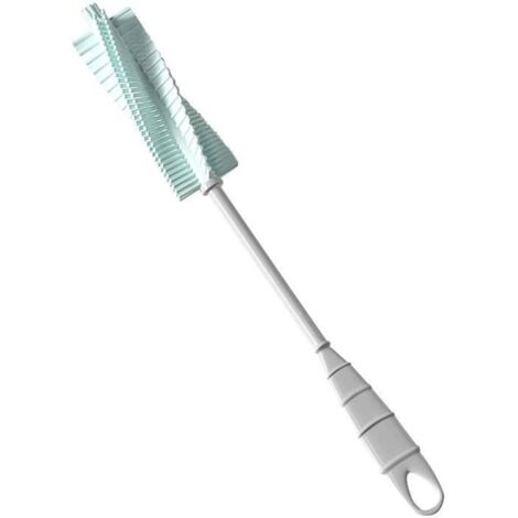 Brosses de Nettoyage,Silicone Goupillon Biberon,Brosse Lave Bouteille Nettoyage,Goupillon Biberon Bébé,pour Bouteille en Verre