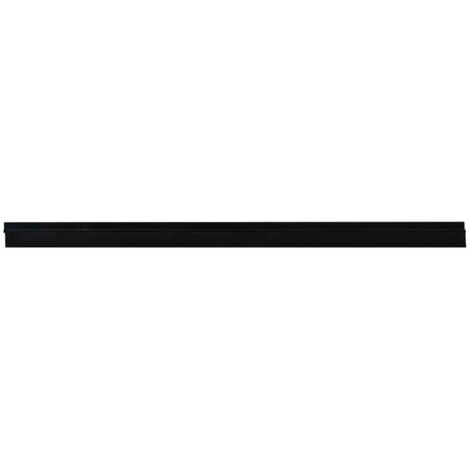 Brosses de porte adhésives 12 pcs Noir 100 cm CFW330354