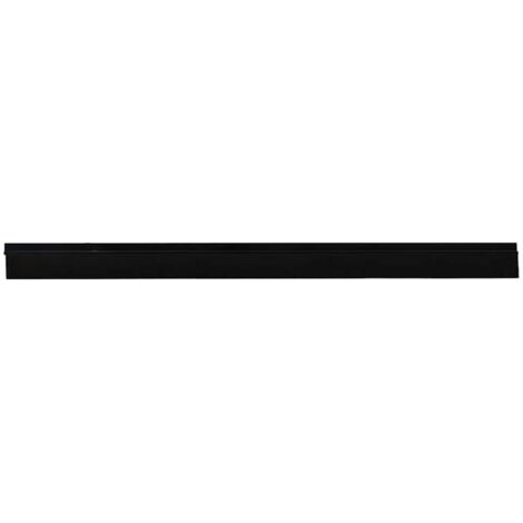Brosses de porte adhésives 12 pcs Noir 100 cm CFW888851
