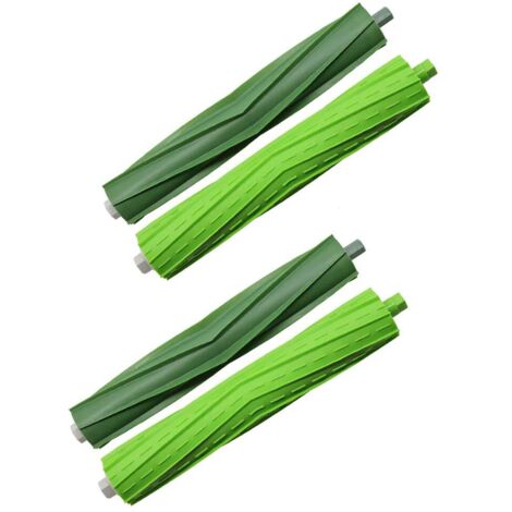 Brosses de rechange en caoutchouc adaptées aux accessoires d'aspirateur iRobot Roomba i7 i7 + E5 E6 E7, 2 ensembles