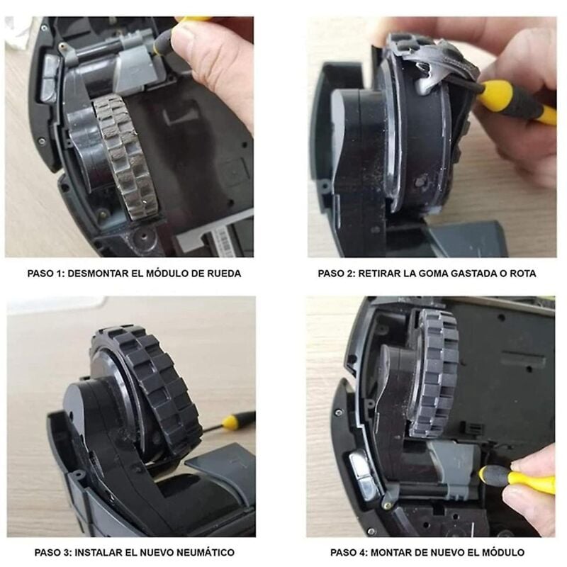 Brosses latérales de rechange pour brosses à rouleau et filtres Hepa pour Irobot Roomba