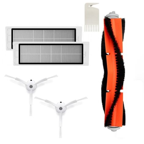Brosses principales et latérales, compatibles avec les aspirateurs robots Xiaomi Mijia et Xiaomi Roborock S6, S5 MAX, S60, S65, S5 et S50. Accessoires pour aspirateurs robots Xiaomi.