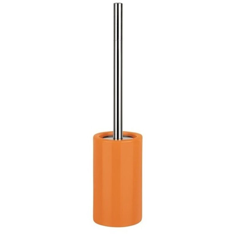 Spirella - Brosse Wc avec support Céramique tube Orange