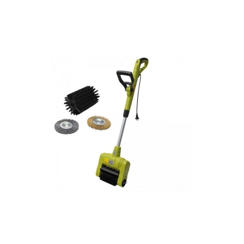 Werkapro Brosse Rénovatrice pour gazons synthetiques et dallages 500w - werkapro.