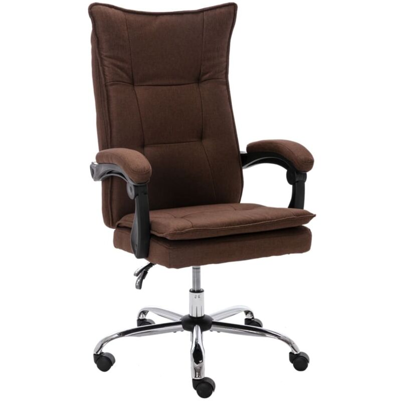 Bürostuhl Braun Stoff Vidaxl