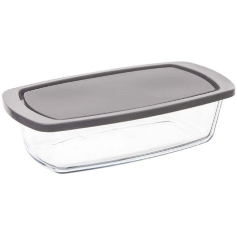 Brotglasform Glas Vorratsdose 27x14 cm