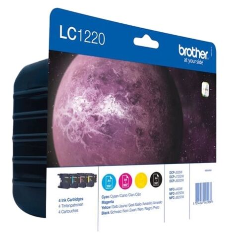Brother - brother lc-1220 value pack black/color - lc1220valbp -