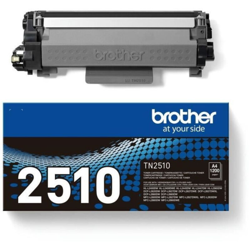 Brother - Toner TN2510 Noir pour imprimante laser