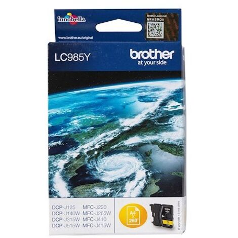 BROTHER Cartouche LC-985 - Jaune