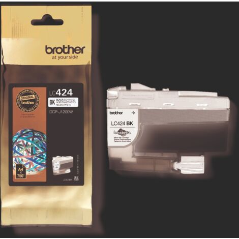 BROTHER Cartuccia Lc424 Black