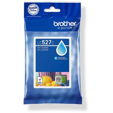 BROTHER Cartucho de tinta cian LC527C 900 paginas
