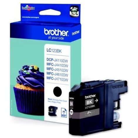 Brother LC-123BKBP Druckerpatrone 1 Stück(e) Original Schwarz