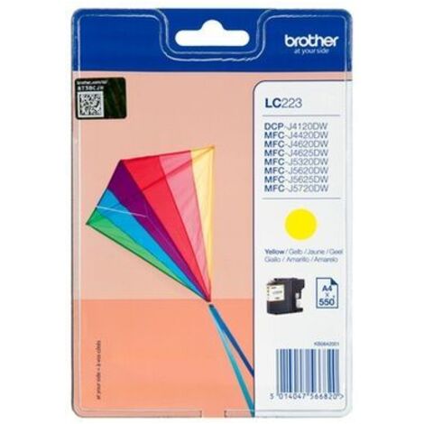 Brother LC-223YBP Druckerpatrone 1 Stück(e) Original Gelb