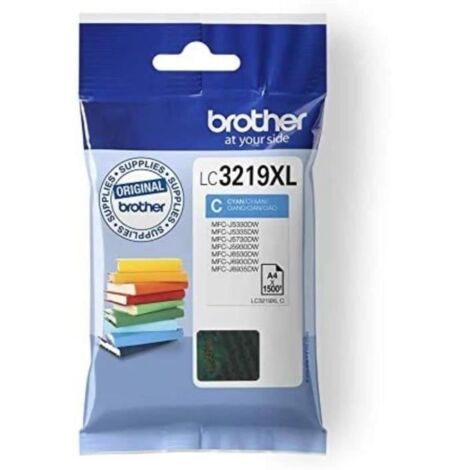 Brother LC-3219XLC cartouche d'encre 1 pièce(s) Original Rendement élevé (XL) Cyan