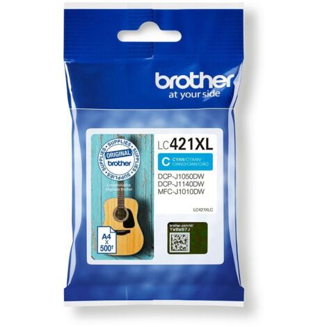 Brother LC-421XLC cartuccia d'inchiostro 1 pz Originale Resa elevata (XL) Ciano