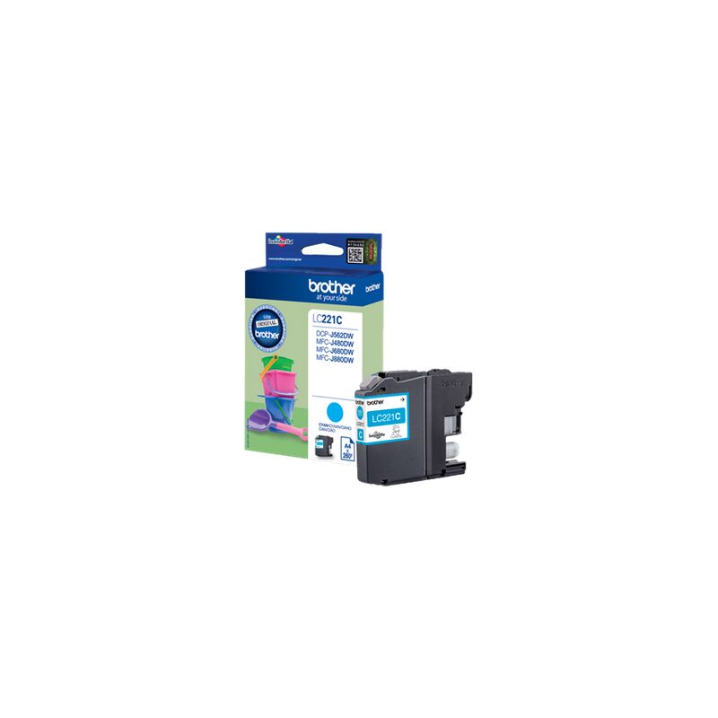 Cyan Ink Cartridge 4ml - LC221C - Brother