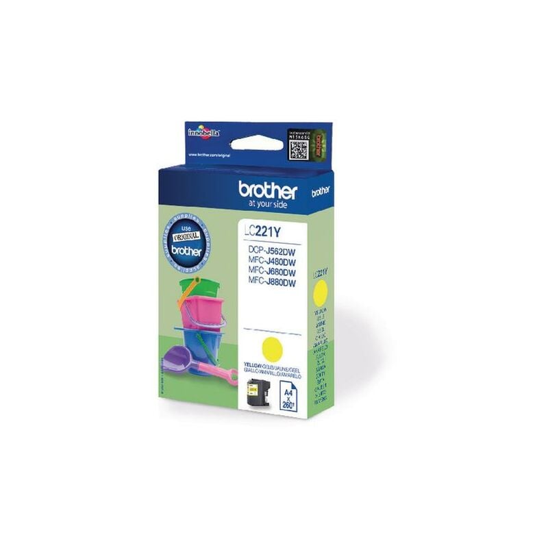 Brother - Ink Cartridge Yellow Lc221Y - BA74734