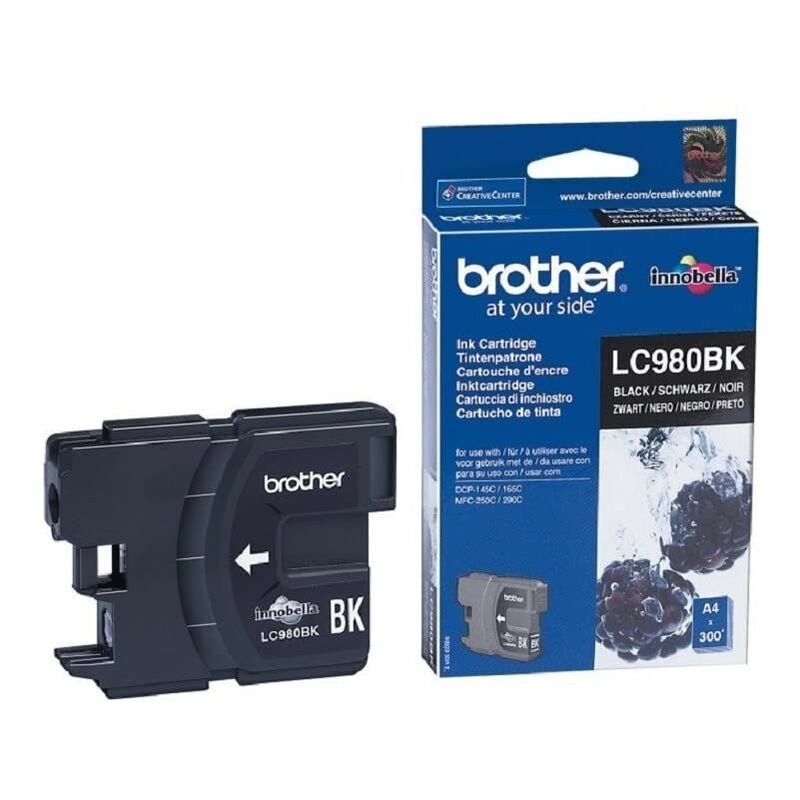 Brother - Lc980 Ink Cart Blk Lc980Bk - BA65956