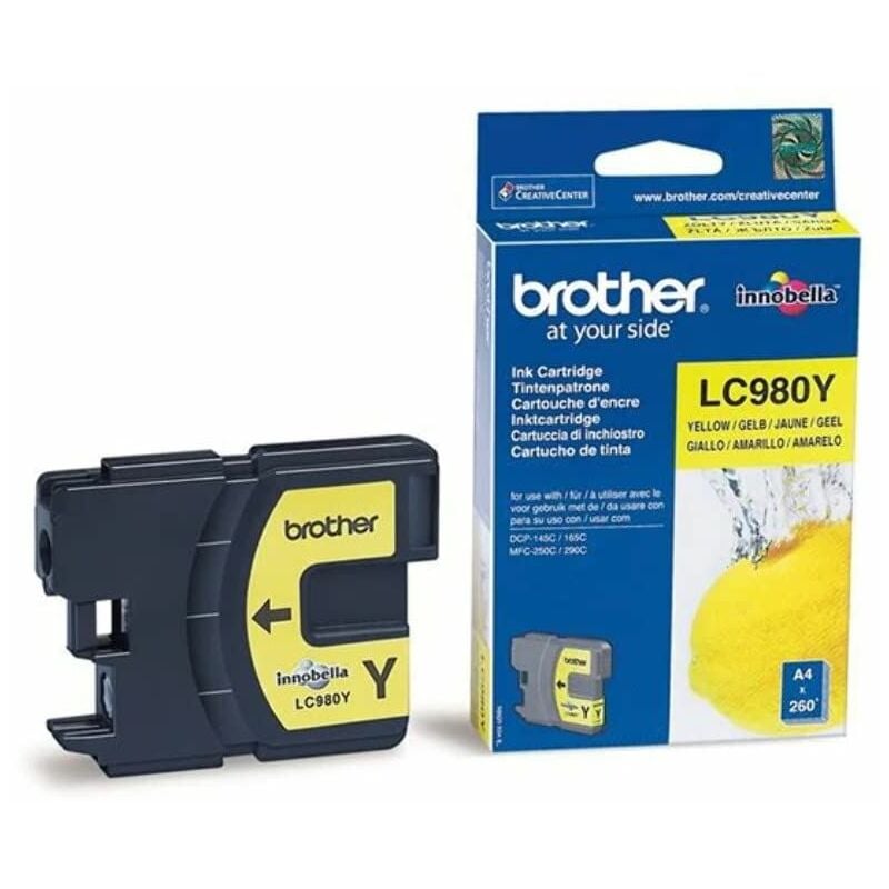 Brother Lc980 Ink Crt Yellow Lc980Y - BA65965