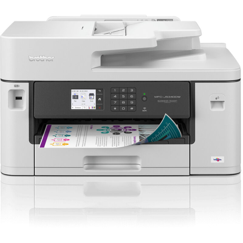 Image of MFCJ5340DWE Stampante multifunzione a getto dinchiostro a colori A4 Stampante, scanner, fotocopiatrice, fax adf, - Brother