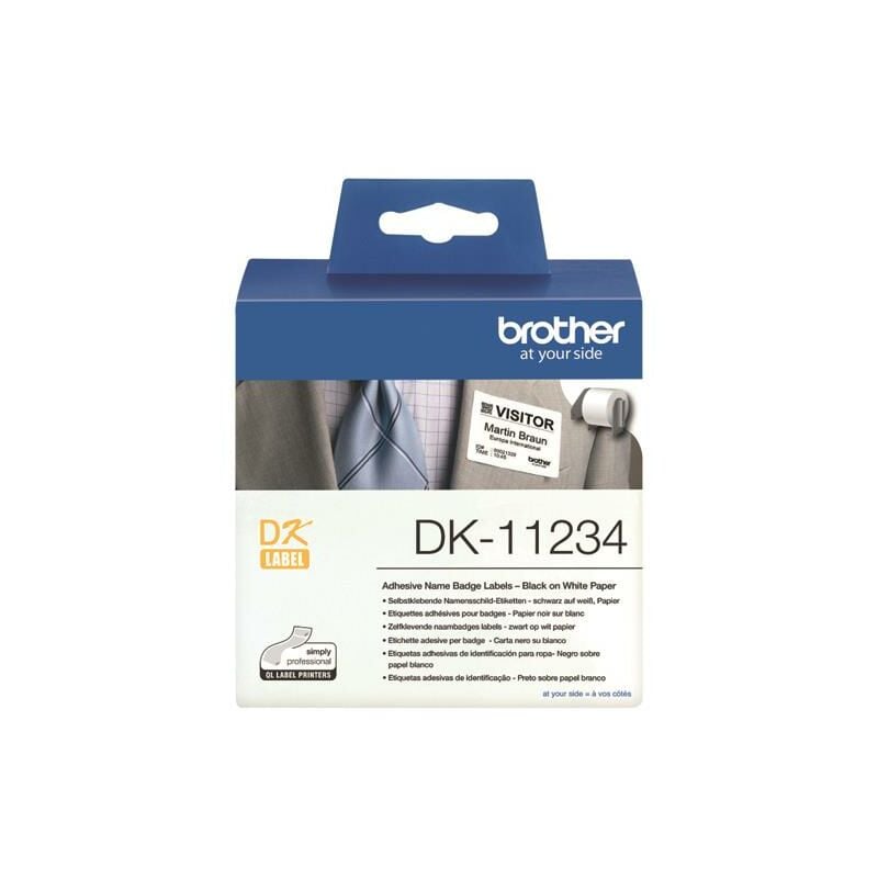 Brother Name Bdg Lbl 60x86 260/Roll - BA80824