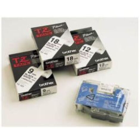 Brother NASTRO TIPO TZ 24MM ROSSO SU BIANCO