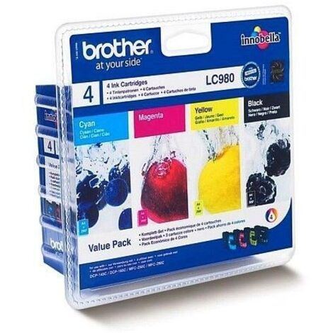brother Tintenkartusche LC-980VALBP, CMYK (LC980VALBP)