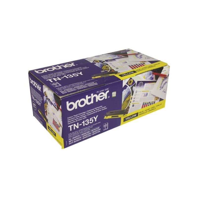 TN-135Y toner cart hy yellow - BA64816 - Brother