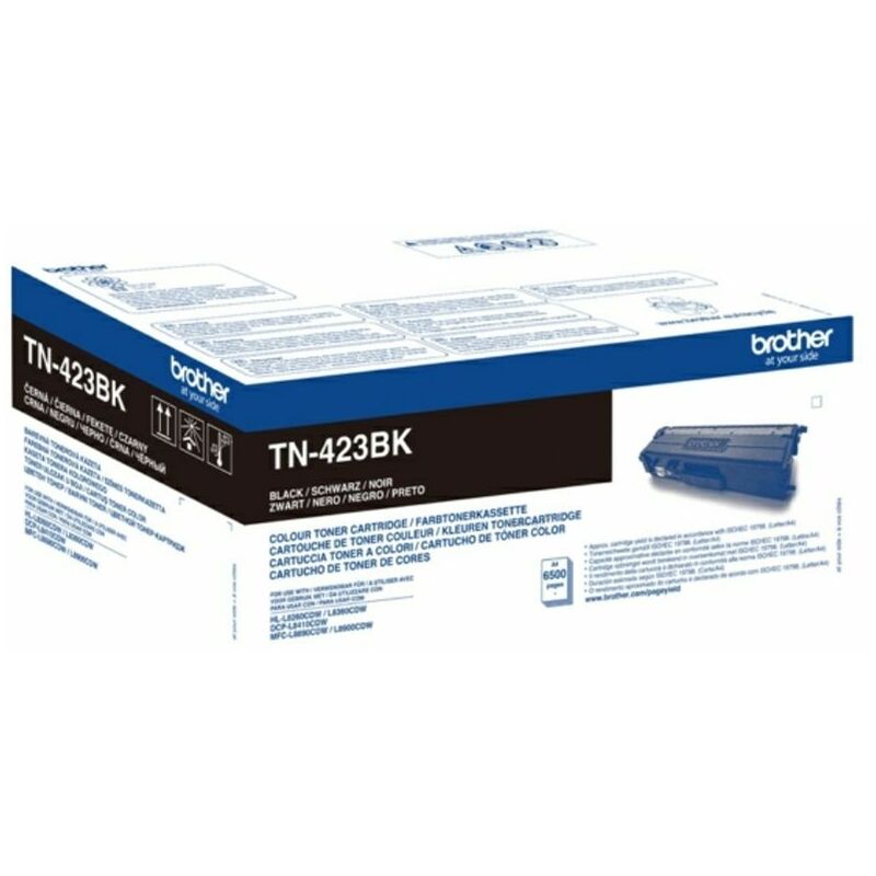 Black Toner Cartridge 6.5k pages - TN423BK - Black - Brother